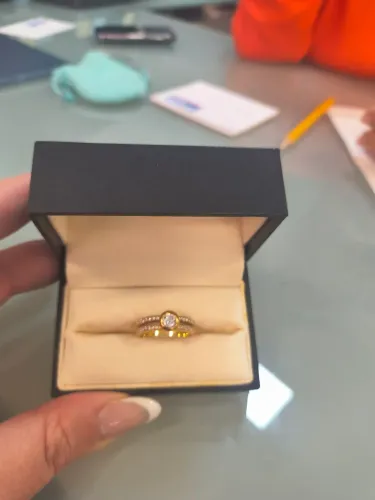 Anel HStern Ouro Amarelo com Diamantes