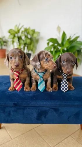 Dachshund (salsicha) machinhos exóticos