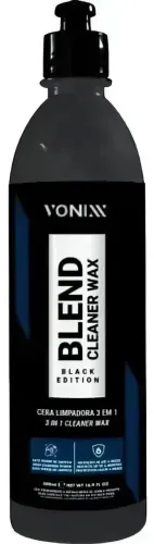 Cera Líquida Automotiva Vonixx Cleaner Wax 500ml Carros Escuros