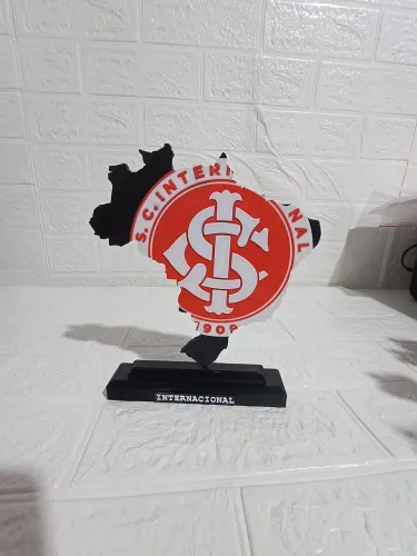 Placa 3d do Internacional