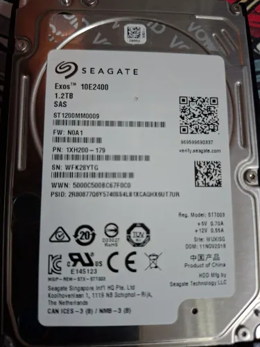 HD Seagate SAS 1.2 TB SERVIDOR