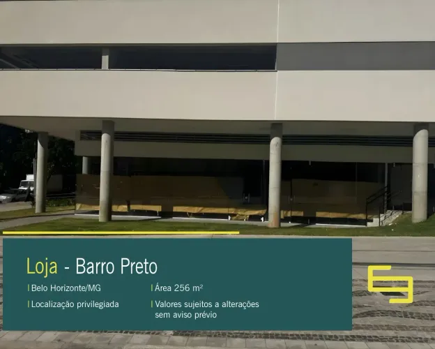 Loja para alugar em Belo Horizonte no Barro Preto