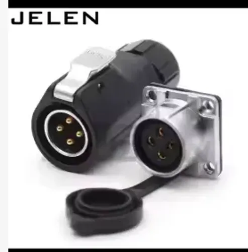Plug Conector 5 Pinos M20 IP67 para Rack Móvel de Som Automotivo