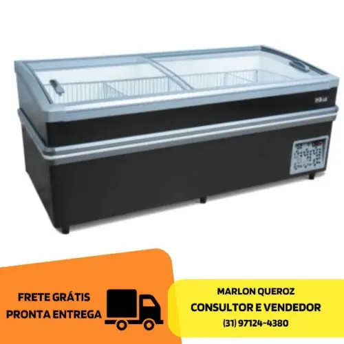 Ilha de Congelados 2M 940 Litros Polar Plus