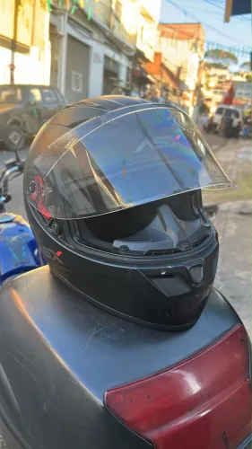 CAPACETE ASX PRETO FOSCO