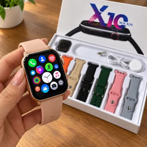Smartwatch WS-X11 Série 10 - Kit com 7 Pulseiras