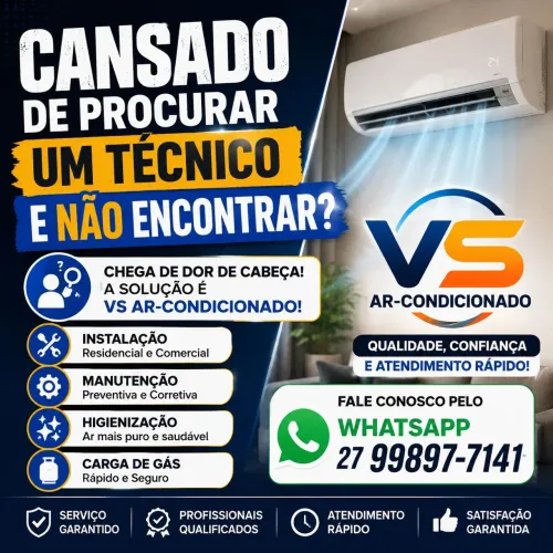 Manutenção em ar condicionado