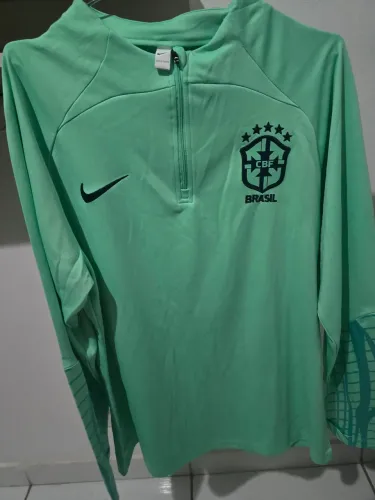 Conjunto treino jaqueta e calça Brasil