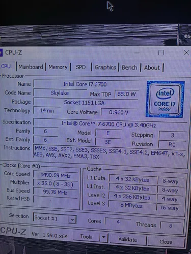 Processador i7 6700