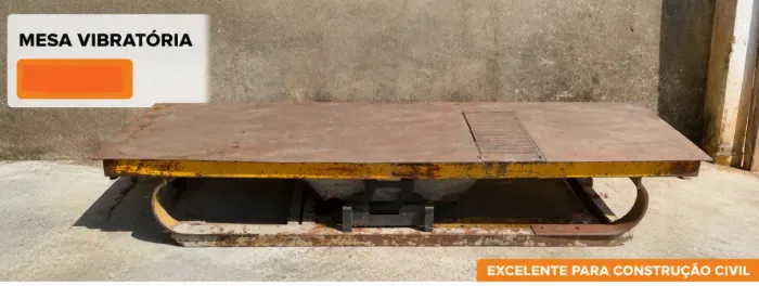 Mesa Vibratória para Pré Moldados