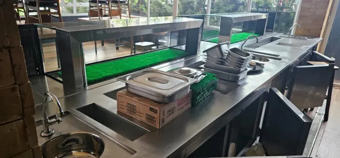 Vitrine para sushi