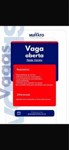 Vagas de emprego
