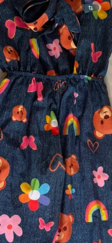 Macacao estampado 3 anos