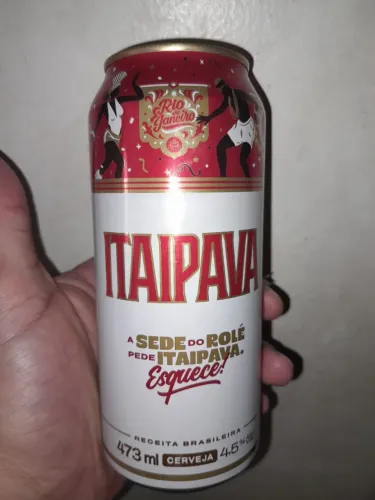 Lata da Itaipava comemorativa carnaval 2026 Rj lacrada