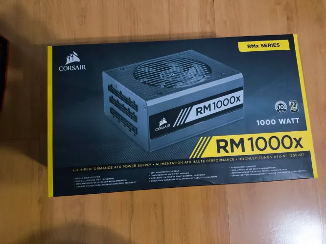 Fonte Rm1000X corsair 80 plus gold