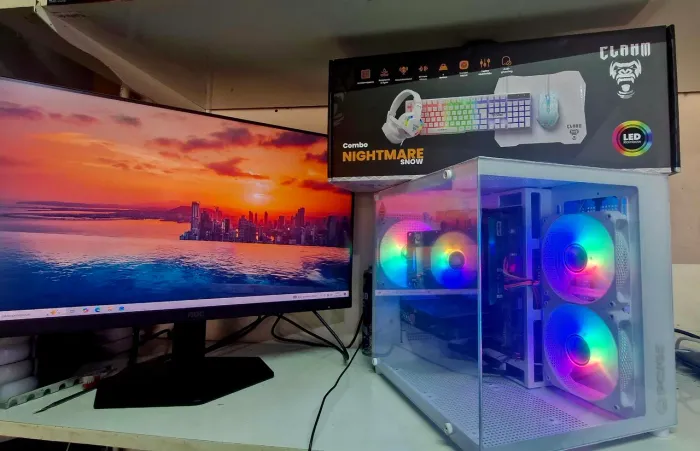 PC Gamer Top Completo intel/ 16GB DDR4/ SSD/ Monitor e periféricos