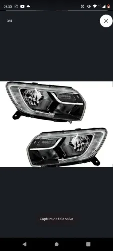 Par Farol Logan Sandero original 2020 2021 2022 2023 2024 Com Led (novo na caixa)