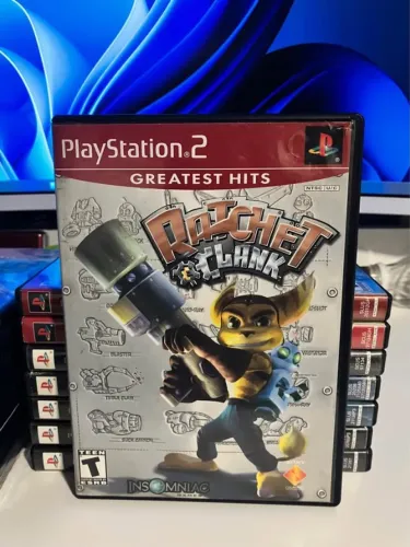 Jogo Ratchet Clank ( Sem Manual ) - Playstation 2 Original