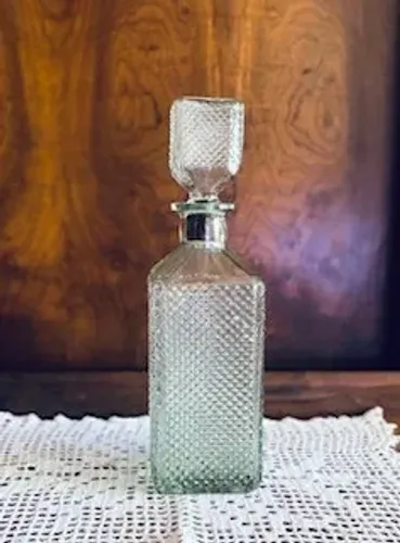 Licoreira de vidro Drury's anos 60