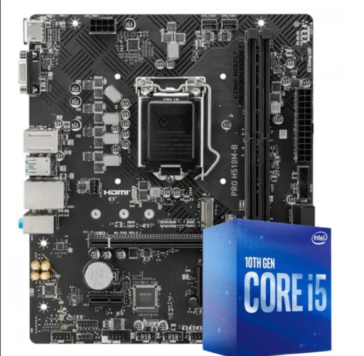 I5 10400f mais placa mãe msi por 510M-B
