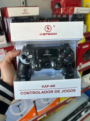 Controle Joystick para PS4 sem Fio DoubleShock Preto