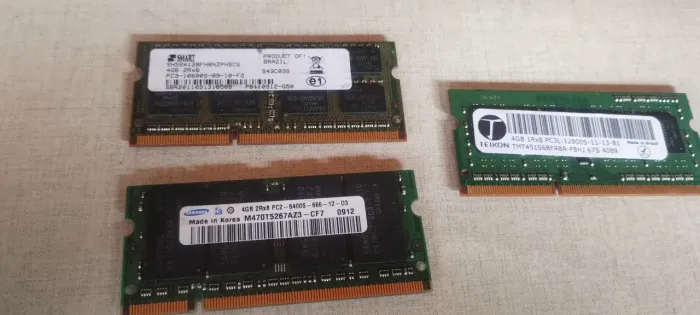 Memória ram 4 GB