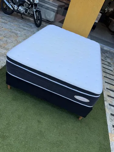 Colchão Casal MAXFLEX LÁTEX SEMINOVO - Entrego! 