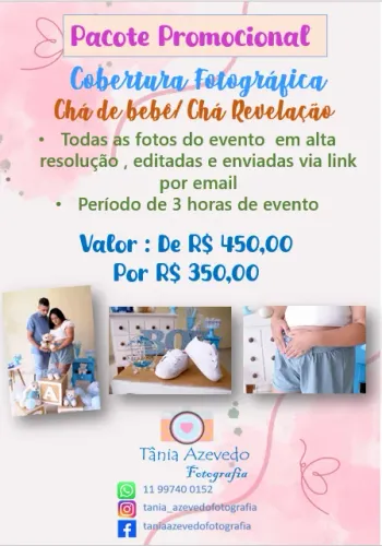 Fotógrafa para Chá de Bebê / Chá Revelação