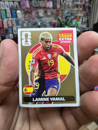 Figurinha Original Panini Extra Ouro LAMINE YAMAL