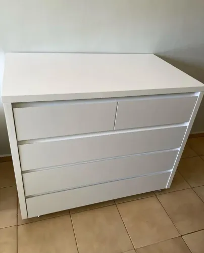 Cômoda Com Cinco Gavetas L 1.00 M