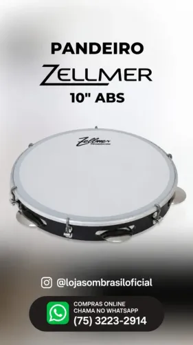PANDEIRO ZELLMER 10" EM ABS.