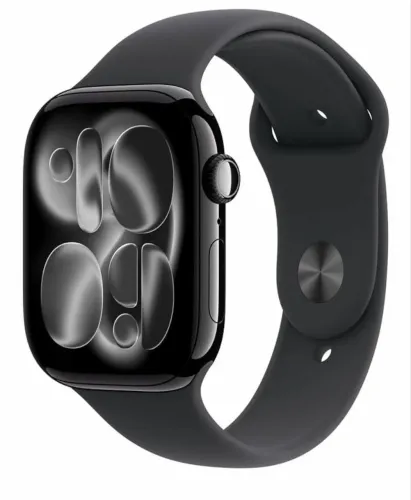 Apple Watch 11 GPS NOVO, Caixa em alumínio preto de 46 mm