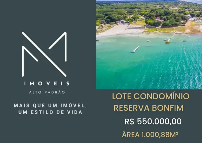 Oportunidade Lote no Condomínio Reserva Bonfim