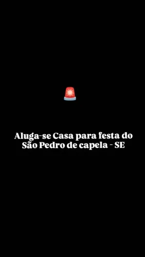 Casa para alugar para o São Pedro da Capela - SE