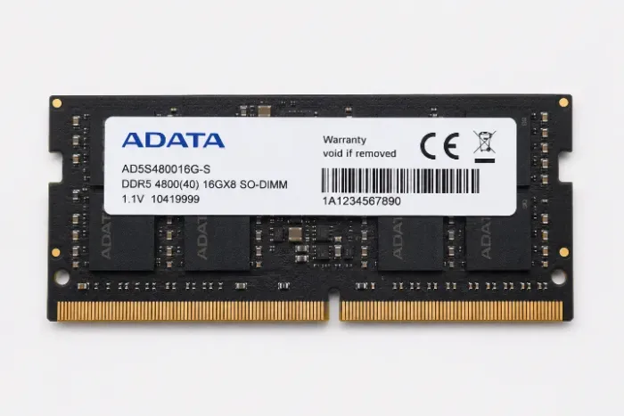 memoria ram ddr5 8gb 4800mhz