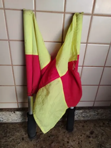Bandeirinha de arbitro de futebol
