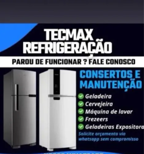 Concerto em geladeira e maquina de lava