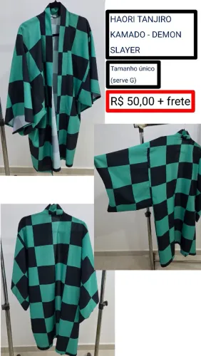 Haori Tanjiro Mamado Demon Slayer