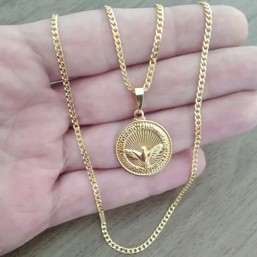 Corrente banhada a ouro 18k