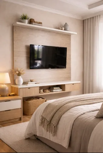 Painel para TV de madeira original ITALINEA 110x 120CM