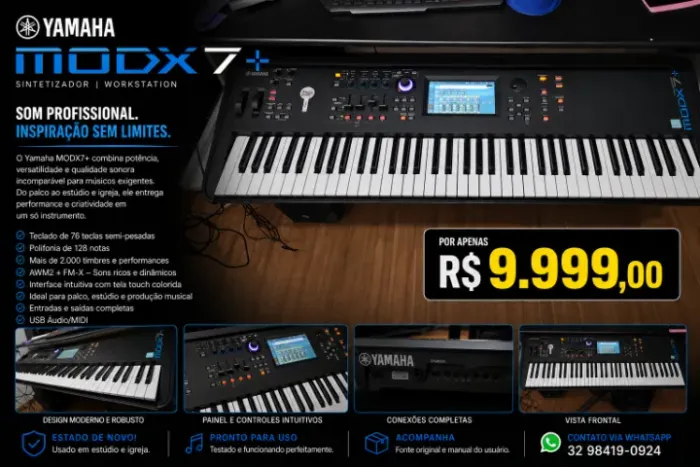 Teclado Yamaha MODX7+