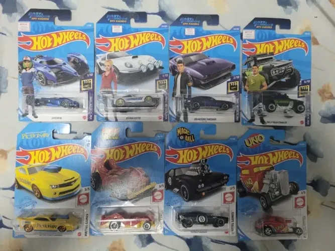 Kit 8 Hot Wheels Temáticos (Velozes e Furiosos; Mattel)