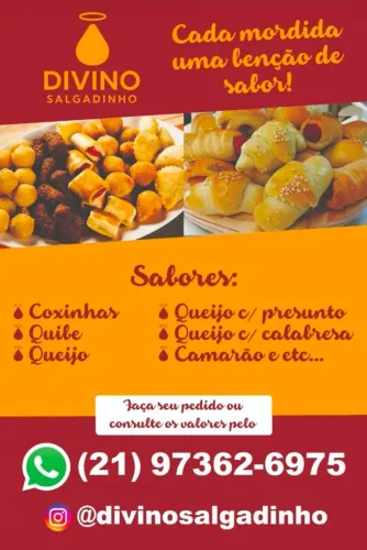 Salgadinhos para sua festa e confraternização 