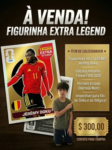 Figurinha Jeremy legend ouro