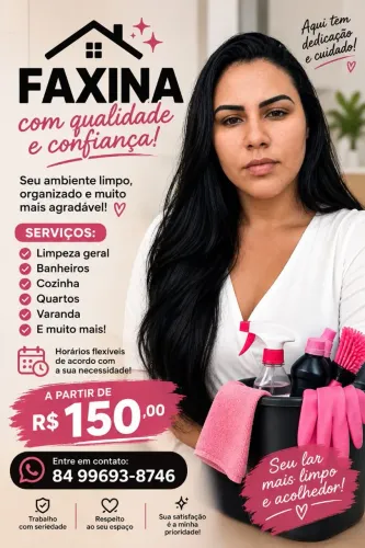 Faxinas e limpeza geral