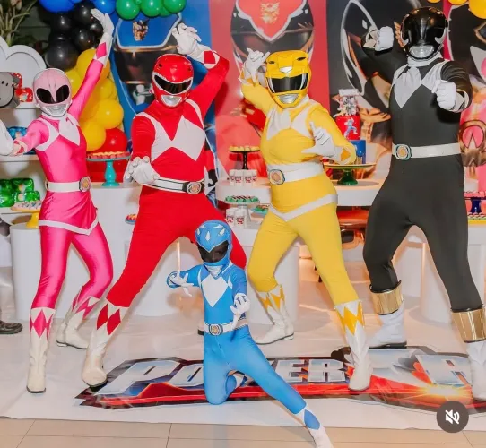 Contrate os Power Rangers para seu evento ! Personagens Vivos super realistas !