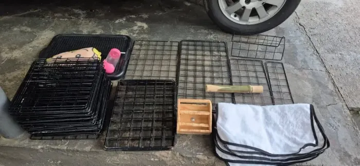 Kit Completo de Cercado para Porquinho da Índia = Telas Aramadas e Acessórios!