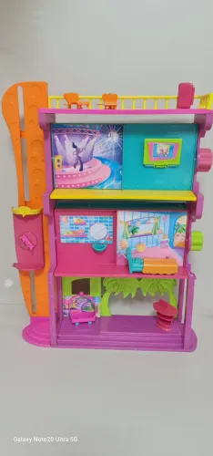 Casa de Brinquedo Polly - Usada em Bom Estado