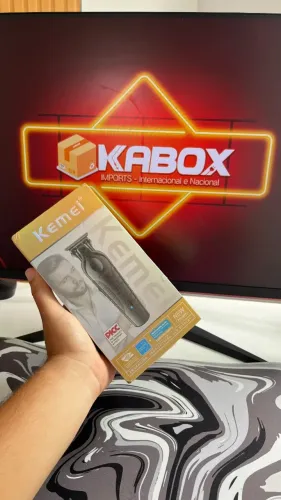 KEMEI ORIGINAL maquina de barbear, depilação e acabamento