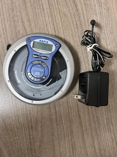 MP3 CD Player Portable Compact Laser Product Citizen - Anos 90 - perfeitas condições uso